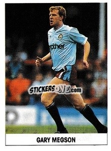 Sticker Gary Megson - Soccer 1989-1990
 - THE SUN