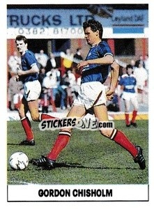 Sticker Gordon Chisholm - Soccer 1989-1990
 n. 327 - THE SUN