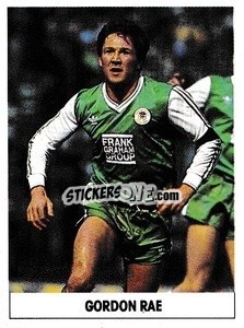 Sticker Gordon Rae - Soccer 1989-1990
 - THE SUN