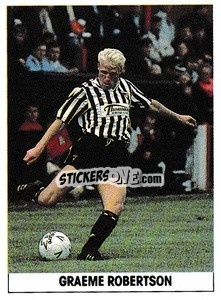 Sticker Graeme Robertson - Soccer 1989-1990
 n. 354 - THE SUN
