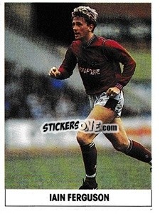 Sticker Iain Ferguson - Soccer 1989-1990
 n. 377 - THE SUN