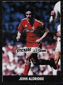 Sticker John Aldridge - Soccer 1989-1990
 n. 132 - THE SUN