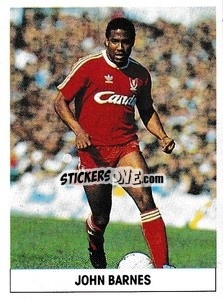 Sticker John Barnes - Soccer 1989-1990
 n. 130 - THE SUN
