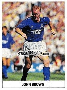 Cromo John Brown - Soccer 1989-1990
 - THE SUN