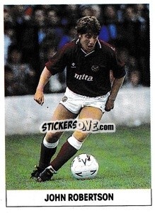 Sticker John Robertson - Soccer 1989-1990
 - THE SUN