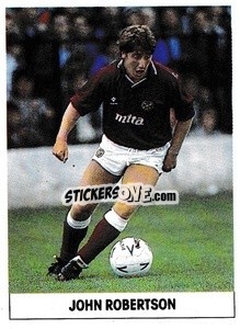 Sticker John Robertson - Soccer 1989-1990
 n. 375 - THE SUN