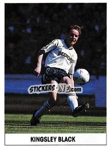 Sticker Kingsley Black - Soccer 1989-1990
 - THE SUN