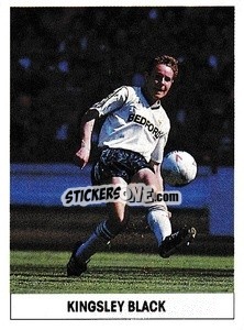 Sticker Kingsley Black - Soccer 1989-1990
 n. 147 - THE SUN
