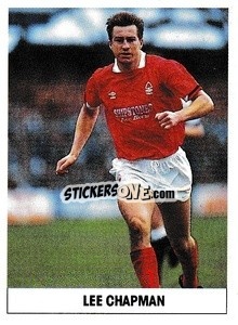 Sticker Lee Chapman - Soccer 1989-1990
 n. 217 - THE SUN