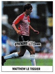 Sticker Matthew Le Tissier - Soccer 1989-1990
 - THE SUN