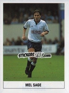 Sticker Mel Sage - Soccer 1989-1990
 n. 95 - THE SUN