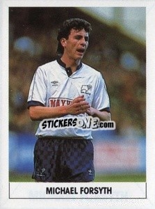 Sticker Michael Forsyth - Soccer 1989-1990
 n. 94 - THE SUN