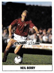 Sticker Neil Berry - Soccer 1989-1990
 - THE SUN