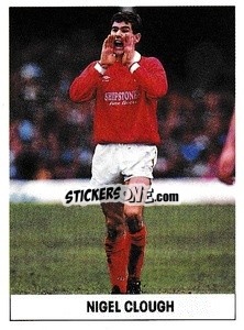 Sticker Nigel Clough - Soccer 1989-1990
 n. 215 - THE SUN