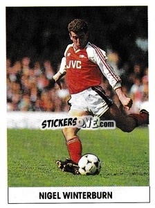 Sticker Nigel Winterburn - Soccer 1989-1990
 n. 13 - THE SUN