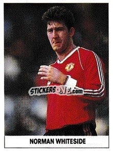 Sticker Norman Whiteside - Soccer 1989-1990
 - THE SUN