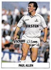 Sticker Paul Allen - Soccer 1989-1990
 - THE SUN