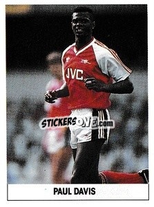 Sticker Paul Davis - Soccer 1989-1990
 - THE SUN