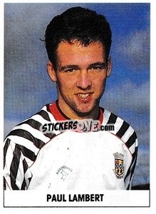 Sticker Paul Lambert - Soccer 1989-1990
 - THE SUN
