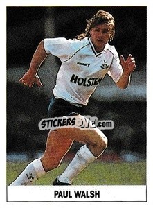 Sticker Paul Walsh - Soccer 1989-1990
 - THE SUN