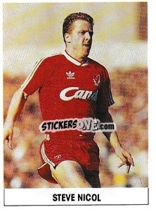 Sticker Steve Nicol - Soccer 1989-1990
 - THE SUN