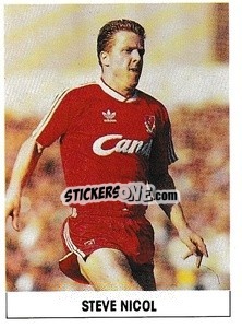 Sticker Steve Nicol - Soccer 1989-1990
 n. 124 - THE SUN