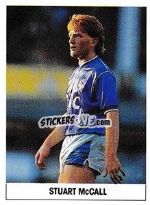 Sticker Stuart McCall - Soccer 1989-1990
 - THE SUN