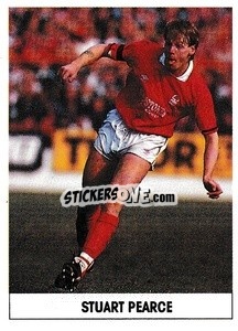 Sticker Stuart Pearce - Soccer 1989-1990
 n. 208 - THE SUN