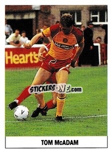 Sticker Tom McAdam - Soccer 1989-1990
 - THE SUN