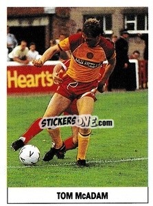Sticker Tom McAdam - Soccer 1989-1990
 n. 395 - THE SUN