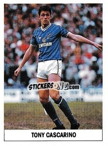 Sticker Tony Cascarino - Soccer 1989-1990
 n. 186 - THE SUN