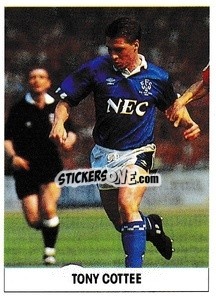 Sticker Tony Cottee - Soccer 1989-1990
 n. 118 - THE SUN