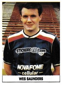 Sticker Wes Saunders - Soccer 1989-1990
 - THE SUN