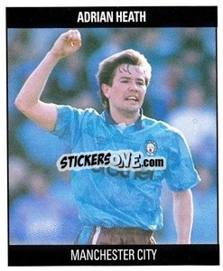 Sticker Adrian Heath - Football 1991
 - Orbis Publishing
