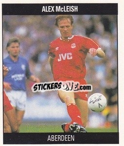 Sticker Alex McLeish - Football 1991
 n. D60 - Orbis Publishing
