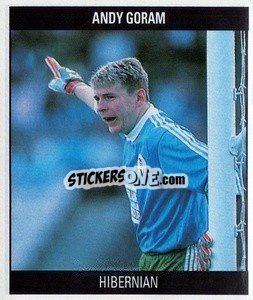 Sticker Andy Goram - Football 1991
 n. G18 - Orbis Publishing
