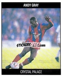 Sticker Andy Gray - Football 1991
 n. M40 - Orbis Publishing
