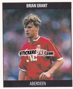 Sticker Brian Grant - Football 1991
 n. M38 - Orbis Publishing
