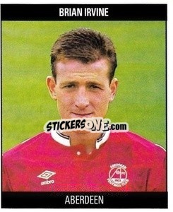 Sticker Brian Irvine - Football 1991
 n. D41 - Orbis Publishing
