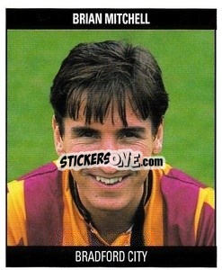 Sticker Brian Mitchell - Football 1991
 n. F64 - Orbis Publishing
