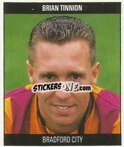 Sticker Brian Tinnion - Football 1991
 n. F97 - Orbis Publishing
