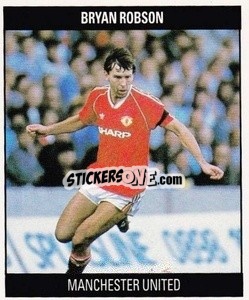 Sticker Bryan Robson - Football 1991
 n. M101 - Orbis Publishing
