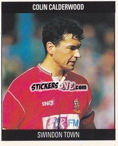 Sticker Colin Calderwood - Football 1991
 n. D16 - Orbis Publishing
