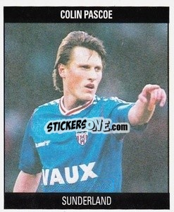 Sticker Colin Pascoe - Football 1991
 n. W30 - Orbis Publishing
