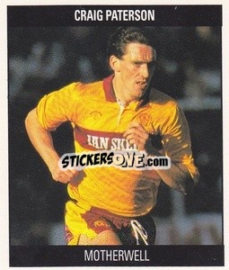 Sticker Craig Paterson - Football 1991
 - Orbis Publishing
