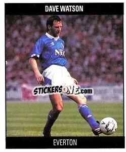 Sticker Dave Watson - Football 1991
 - Orbis Publishing
