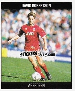 Sticker David Robertson - Football 1991
 n. F79 - Orbis Publishing
