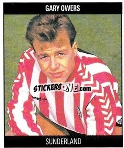 Sticker Gary Owers - Football 1991
 - Orbis Publishing
