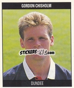 Sticker Gordon Chisholm - Football 1991
 n. D19 - Orbis Publishing

