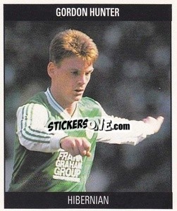 Sticker Gordon Hunter - Football 1991
 - Orbis Publishing
